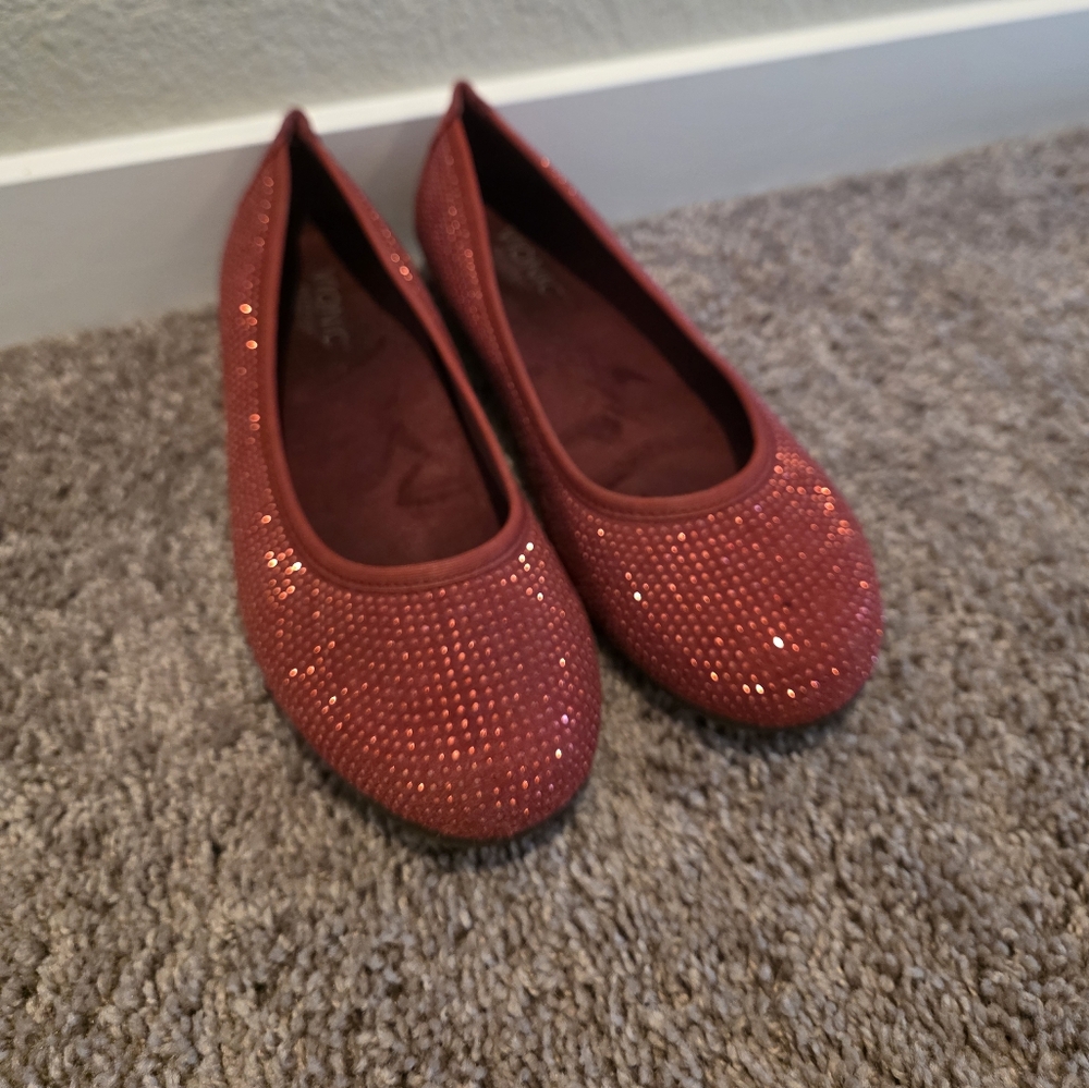 Vionic Women's Willow Ballet Flat Red - image 1